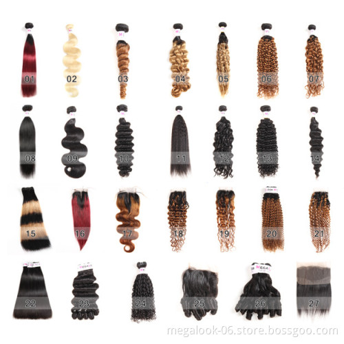 Megalook Grade 12a Virgin Brazilian Hair, 100 Brazilian Human Hair Weave, Virgin Human Hair Extension